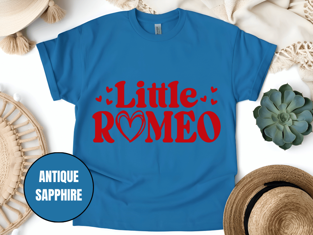 "Little Romeo, Valentine's Day" T-Shirt, (Gildan 5000) VD057