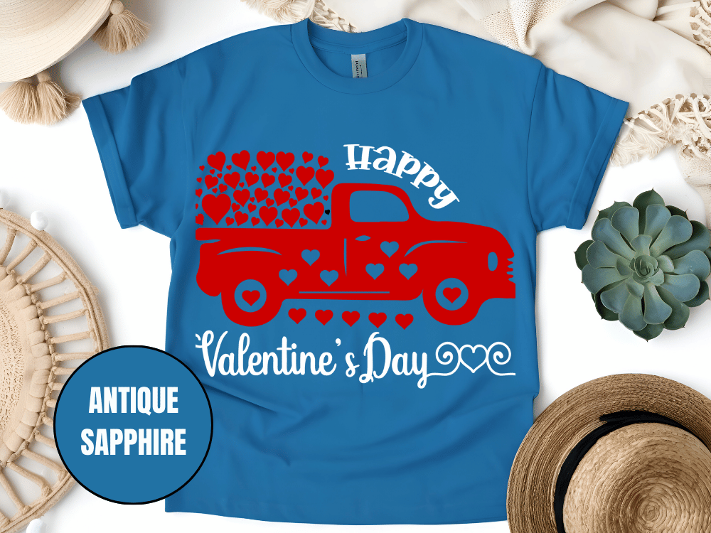 "Happy Valentine's day" T-Shirt, (Gildan 5000) VD006
