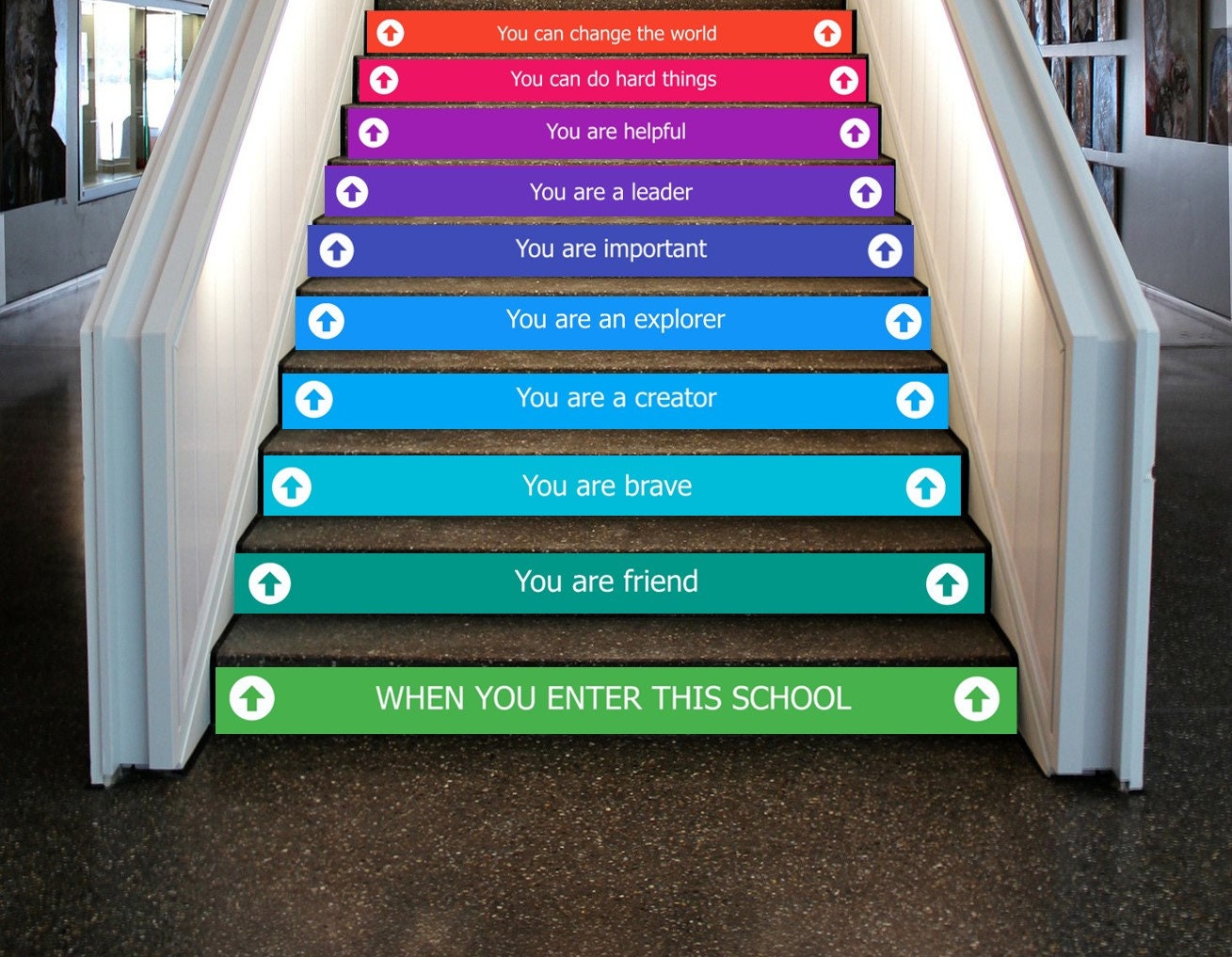 Educational Motivational decor, custom motivation classroom decor, school decor, school decoration, classroom rules decals