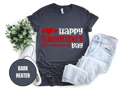 "Happy Valentine's day" T-Shirt, (Gildan 5000) VD009