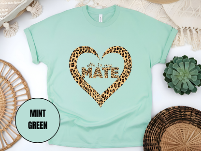 "He Is My Mate Leopard Design" T-Shirt, (Gildan 5000) VD070