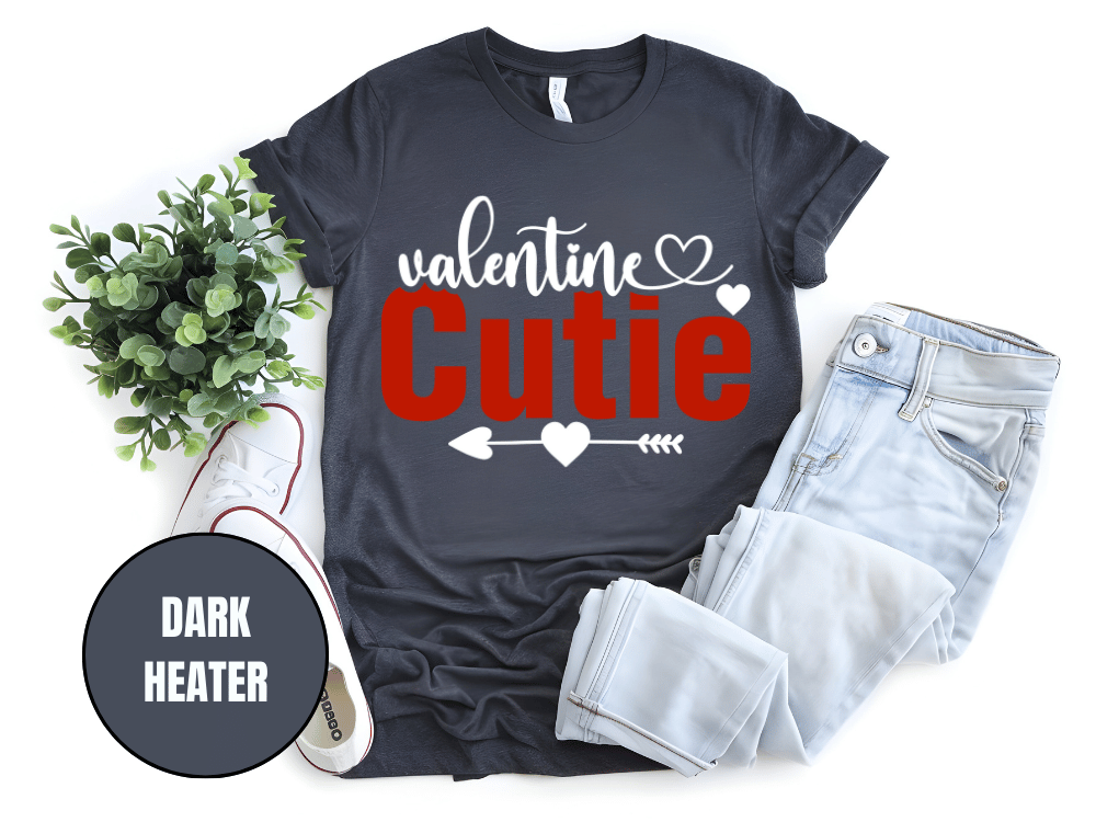 "Valentine Cutie, Valentine's Day" T-Shirt, (Gildan 5000) VD028