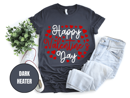 "Happy Valentine's day" T-Shirt, (Gildan 5000) VD010