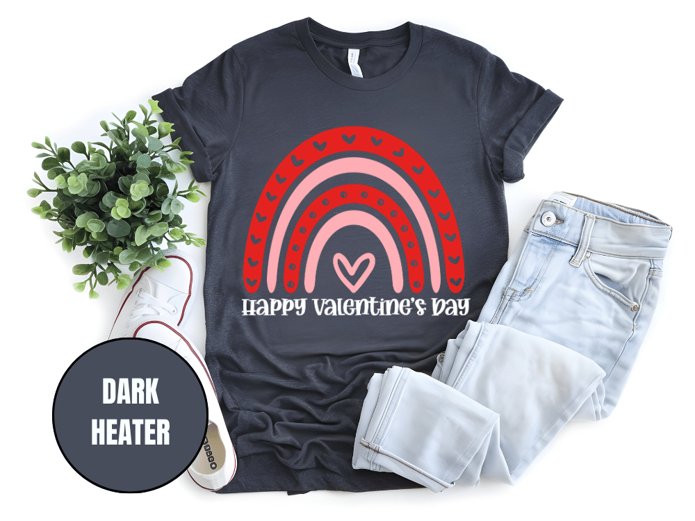 "Happy Valentine's day" T-Shirt, (Gildan 5000) VD005