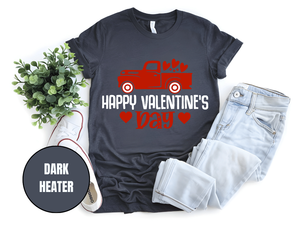 "Hugs Kisses and Valentine Wishes,Valentine's day" T-Shirt, (Gildan 5000) VD021