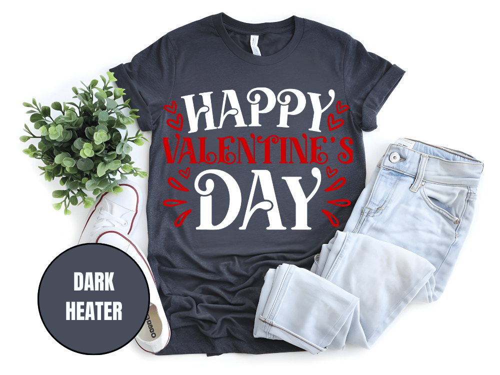 "Happy Valentine's day" T-Shirt, (Gildan 5000) VD004