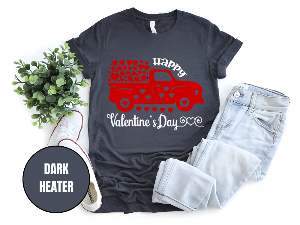"Happy Valentine's day" T-Shirt, (Gildan 5000) VD006