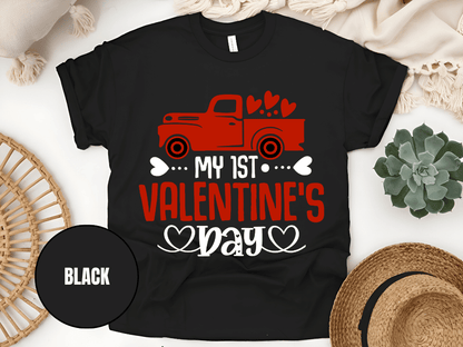 "My First Valentine's day" T-Shirt, (Gildan 5000) VD024