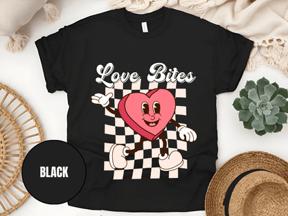 "Love Bites , Valentine's Day" T-Shirt, (Gildan 5000) VD046