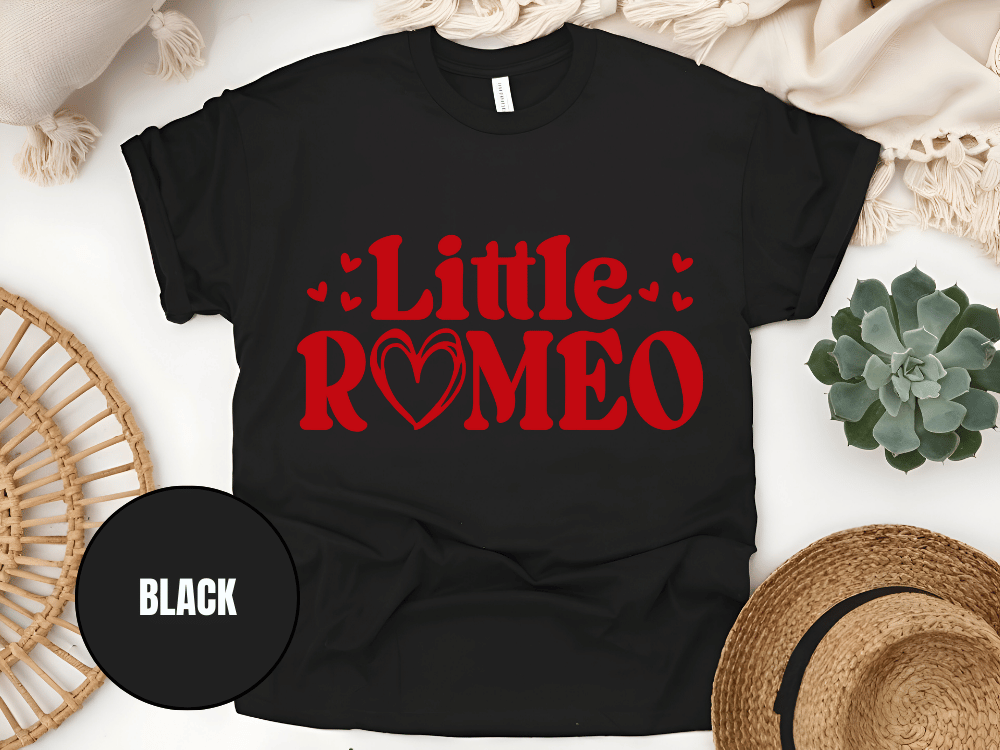 "Little Romeo, Valentine's Day" T-Shirt, (Gildan 5000) VD057