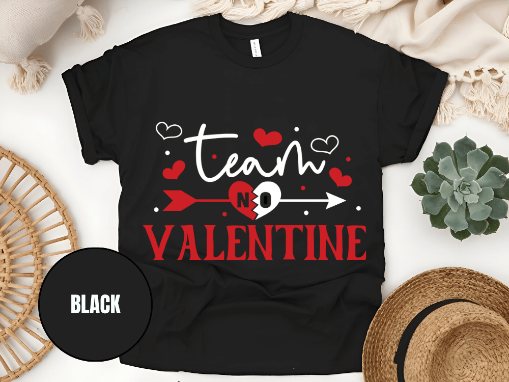 "Team Valentine, Valentine's Day" T-Shirt, (Gildan 5000) VD031