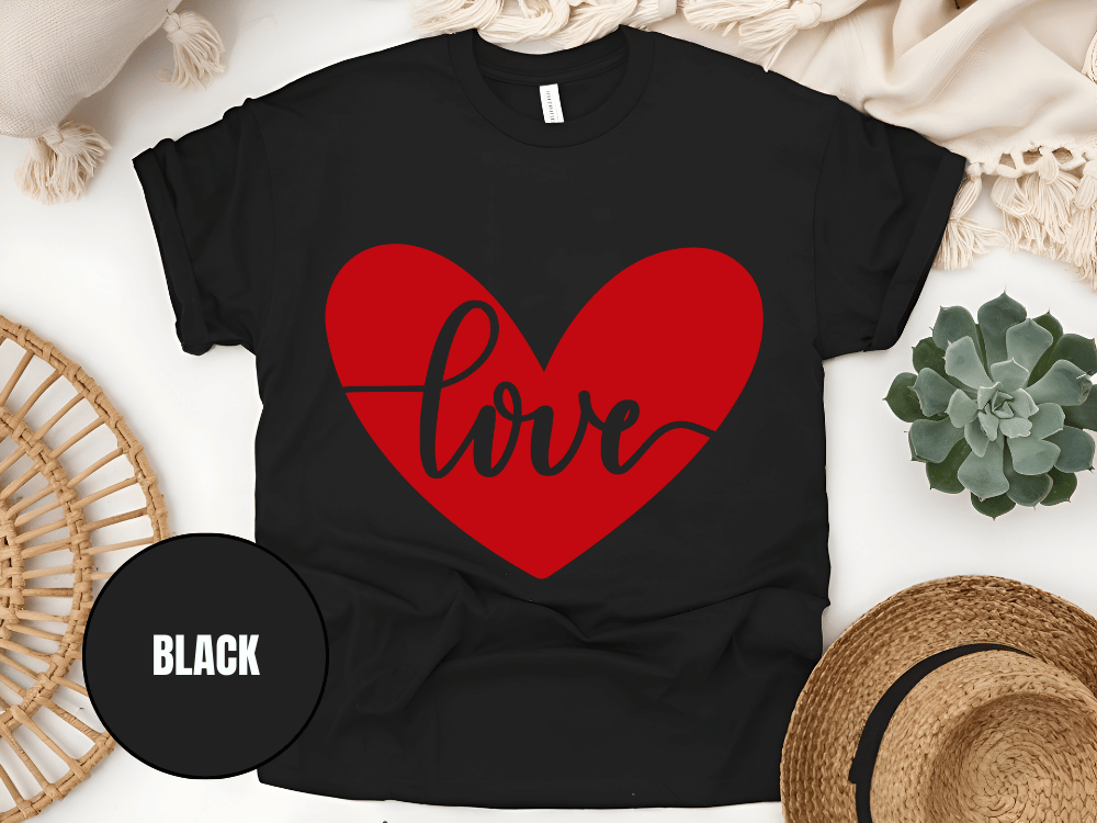 "Love, Valentine's Day" T-Shirt, (Gildan 5000) VD052