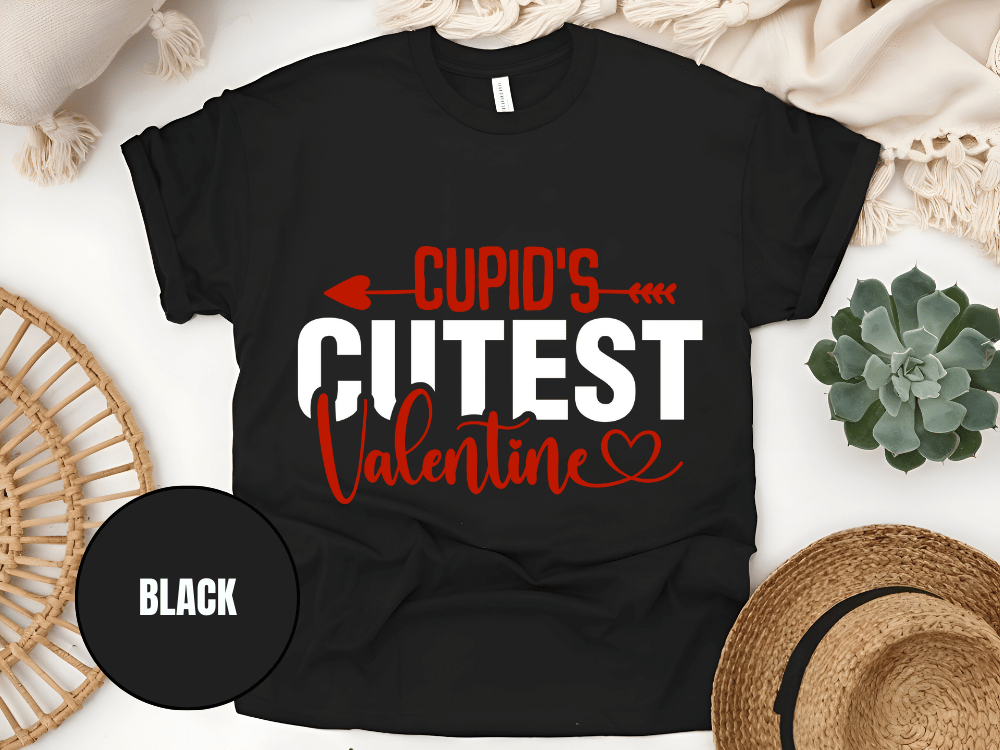 "Cupid's Cutest Valentine's day" T-Shirt, (Gildan 5000) VD018