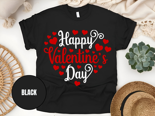 "Happy Valentine's day" T-Shirt, (Gildan 5000) VD002
