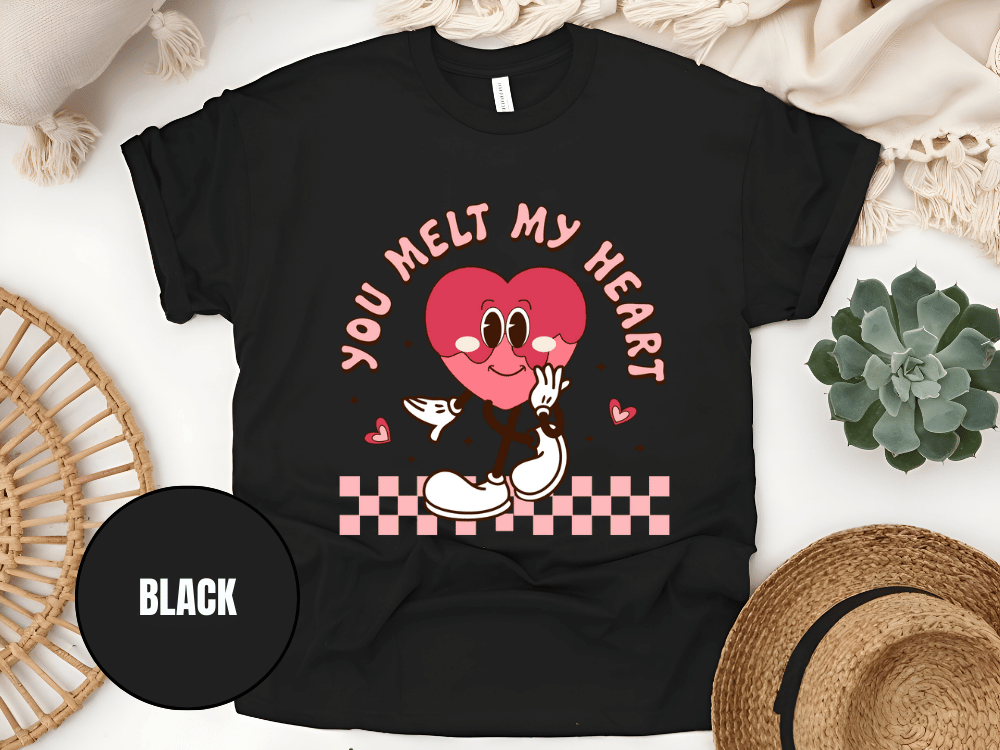 "You Melt My Heart, Valentine's Day" T-Shirt, (Gildan 5000) VD051