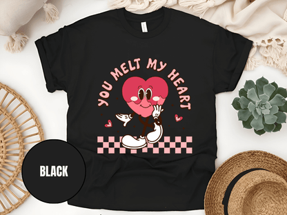 "You Melt My Heart, Valentine's Day" T-Shirt, (Gildan 5000) VD051