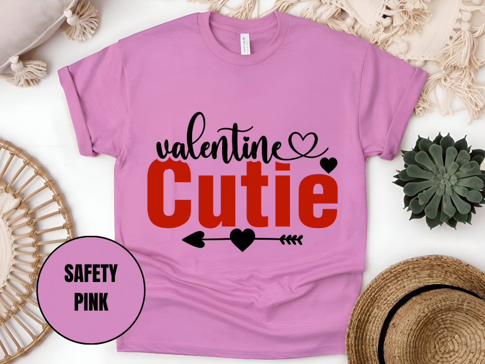 "Valentine Cutie, Valentine's Day" T-Shirt, (Gildan 5000) VD028