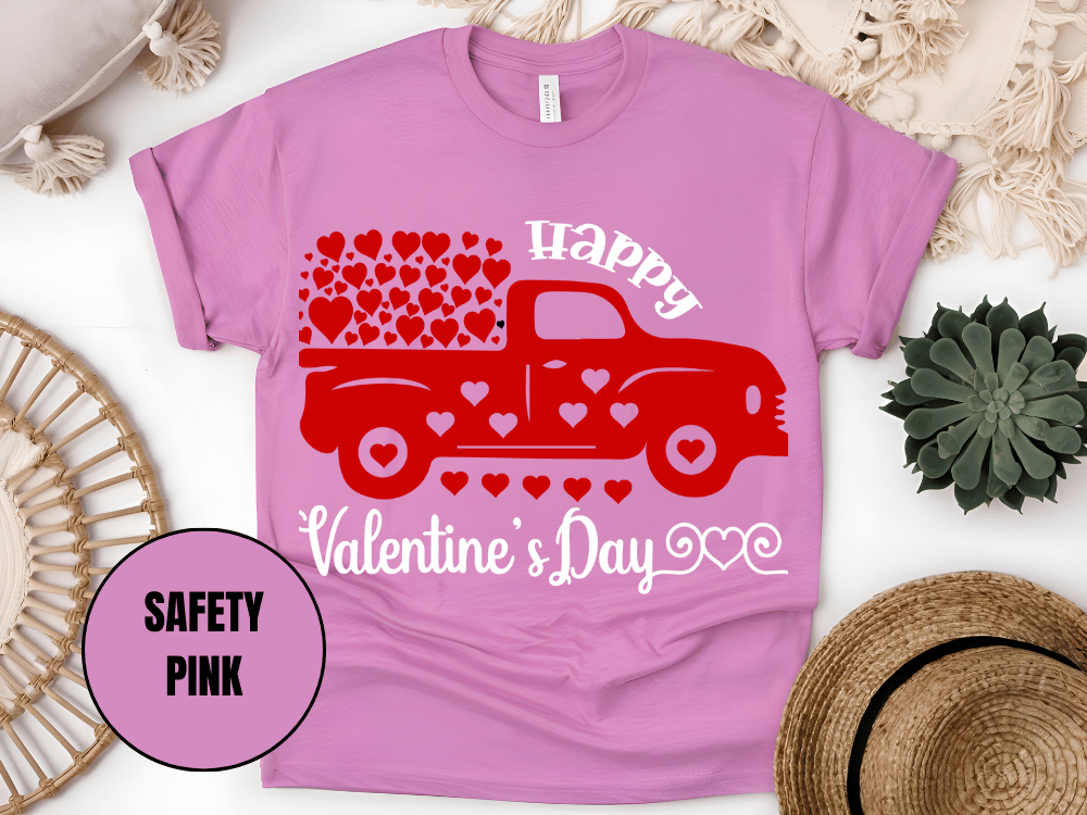 "Happy Valentine's day" T-Shirt, (Gildan 5000) VD006