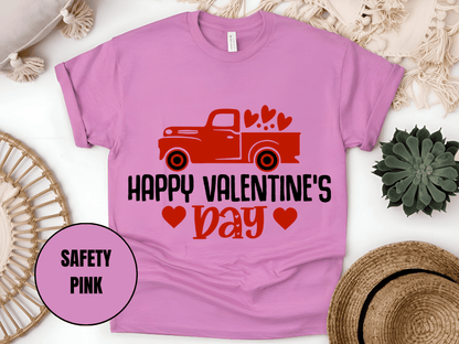 "Hugs Kisses and Valentine Wishes,Valentine's day" T-Shirt, (Gildan 5000) VD021