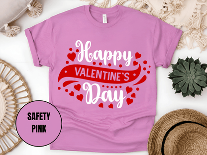 "Happy Valentine's day" T-Shirt, (Gildan 5000) VD003