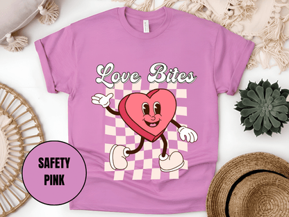 "Love Bites , Valentine's Day" T-Shirt, (Gildan 5000) VD046