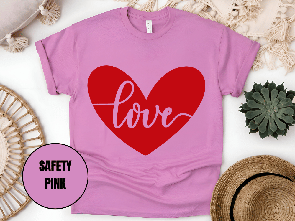 "Love, Valentine's Day" T-Shirt, (Gildan 5000) VD052