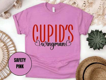 "Cupid's Wingman, Valentine's day" T-Shirt, (Gildan 5000) VD017