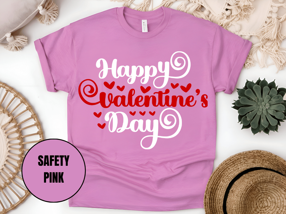 "Happy Valentine's day" T-Shirt, (Gildan 5000) VD008
