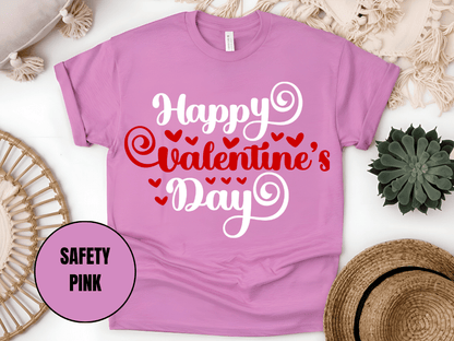 "Happy Valentine's day" T-Shirt, (Gildan 5000) VD008