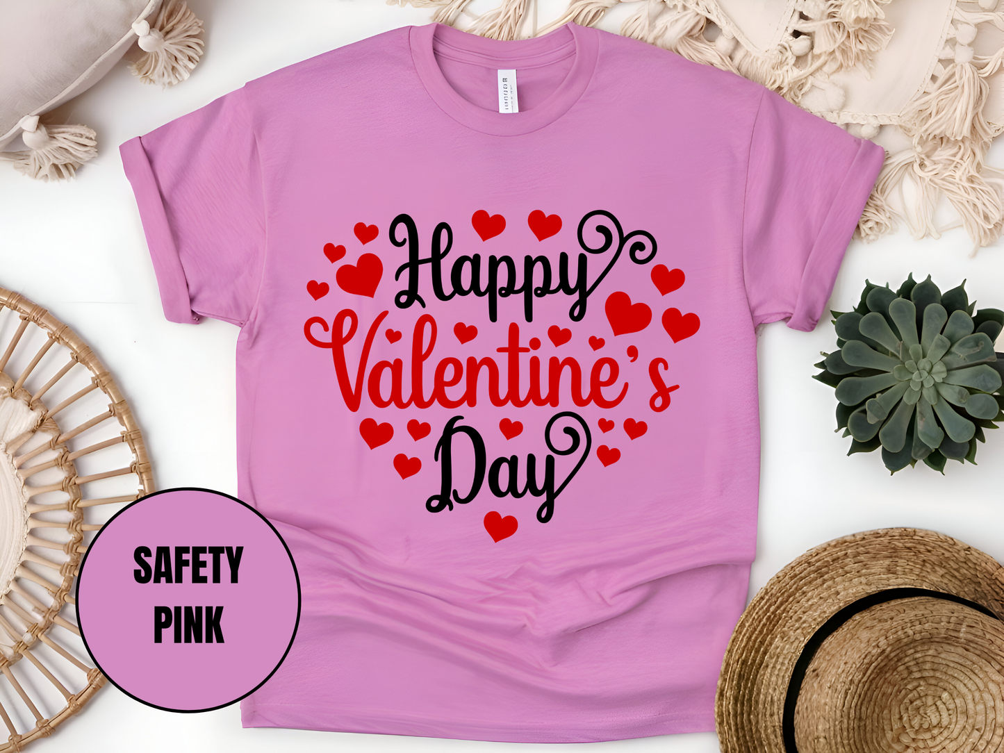 "Happy Valentine's day" T-Shirt, (Gildan 5000) VD002