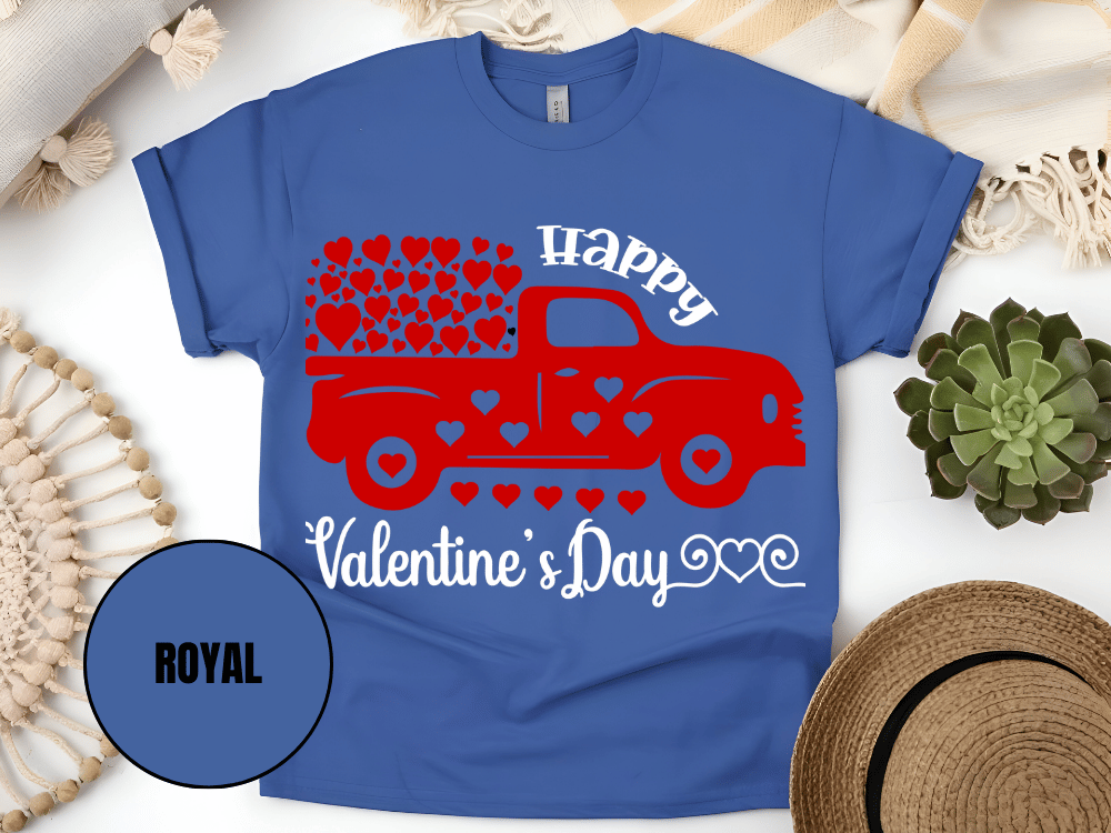 "Happy Valentine's day" T-Shirt, (Gildan 5000) VD006