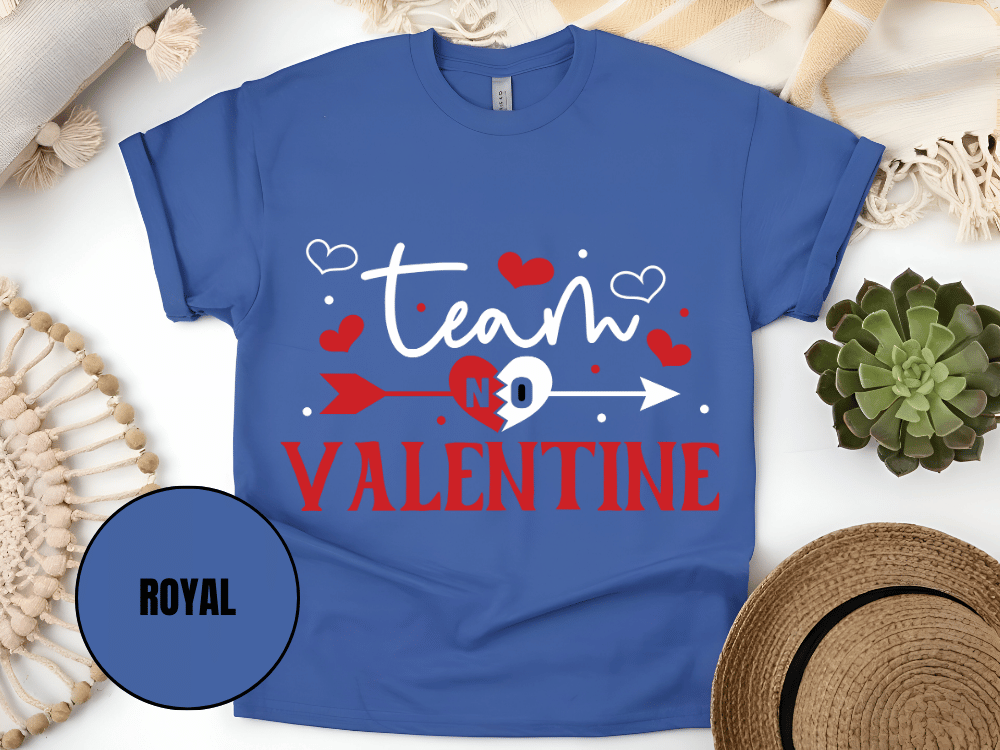 "Team Valentine, Valentine's Day" T-Shirt, (Gildan 5000) VD031