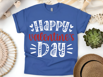 "Happy Valentine's day" T-Shirt, (Gildan 5000) VD001