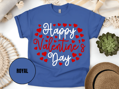 "Happy Valentine's day" T-Shirt, (Gildan 5000) VD010
