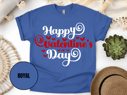 "Happy Valentine's day" T-Shirt, (Gildan 5000) VD008
