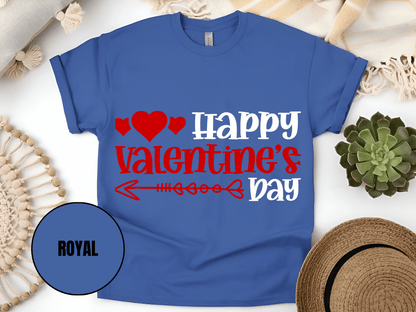 "Happy Valentine's day" T-Shirt, (Gildan 5000) VD009