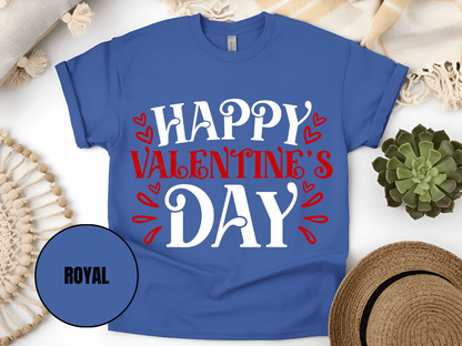 "Happy Valentine's day" T-Shirt, (Gildan 5000) VD004