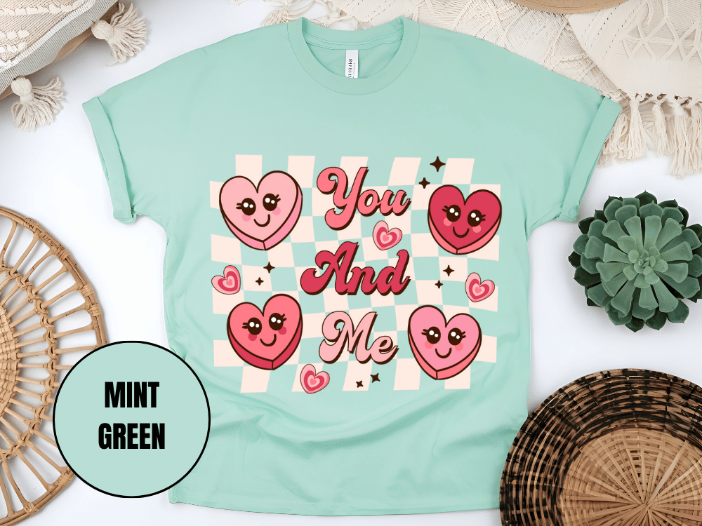 "You And Me, Valentine's Day" T-Shirt, (Gildan 5000) VD050