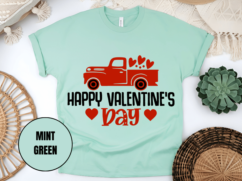 "Hugs Kisses and Valentine Wishes,Valentine's day" T-Shirt, (Gildan 5000) VD021