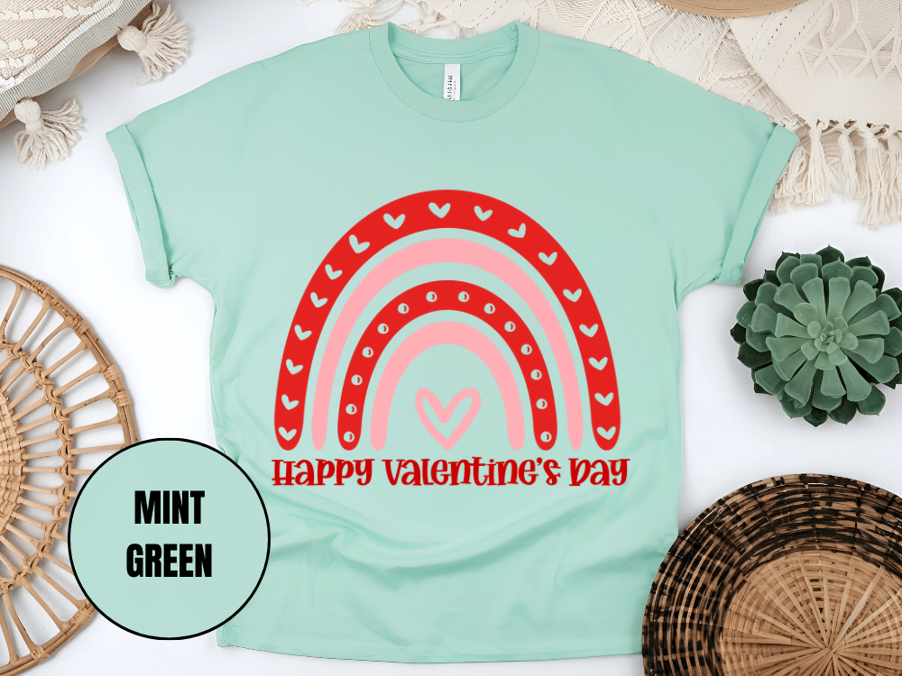 "Happy Valentine's day" T-Shirt, (Gildan 5000) VD005