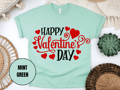 "Happy Valentine's day" T-Shirt, (Gildan 5000) VD007