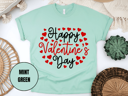 "Happy Valentine's day" T-Shirt, (Gildan 5000) VD010