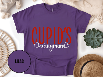 "Cupid's Wingman, Valentine's day" T-Shirt, (Gildan 5000) VD017