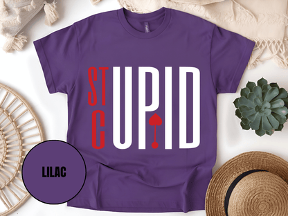 "Stupid Cupid, Valentine's Day" T-Shirt, (Gildan 5000) VD029