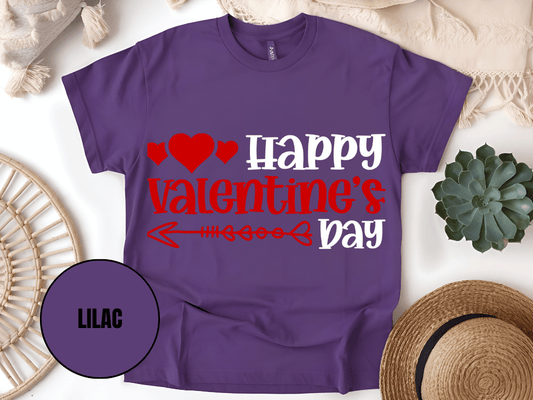 "Happy Valentine's day" T-Shirt, (Gildan 5000) VD009