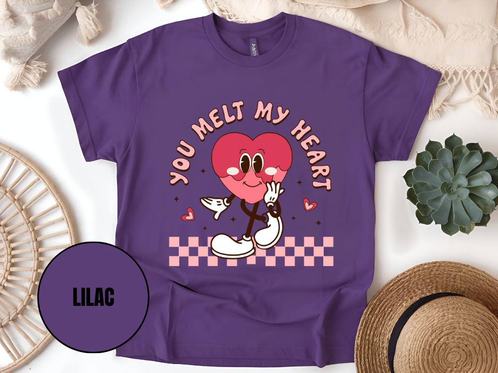 "You Melt My Heart, Valentine's Day" T-Shirt, (Gildan 5000) VD051