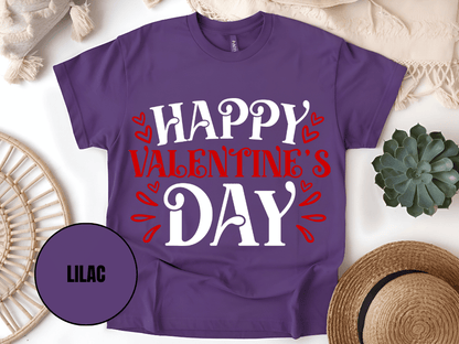 "Happy Valentine's day" T-Shirt, (Gildan 5000) VD004