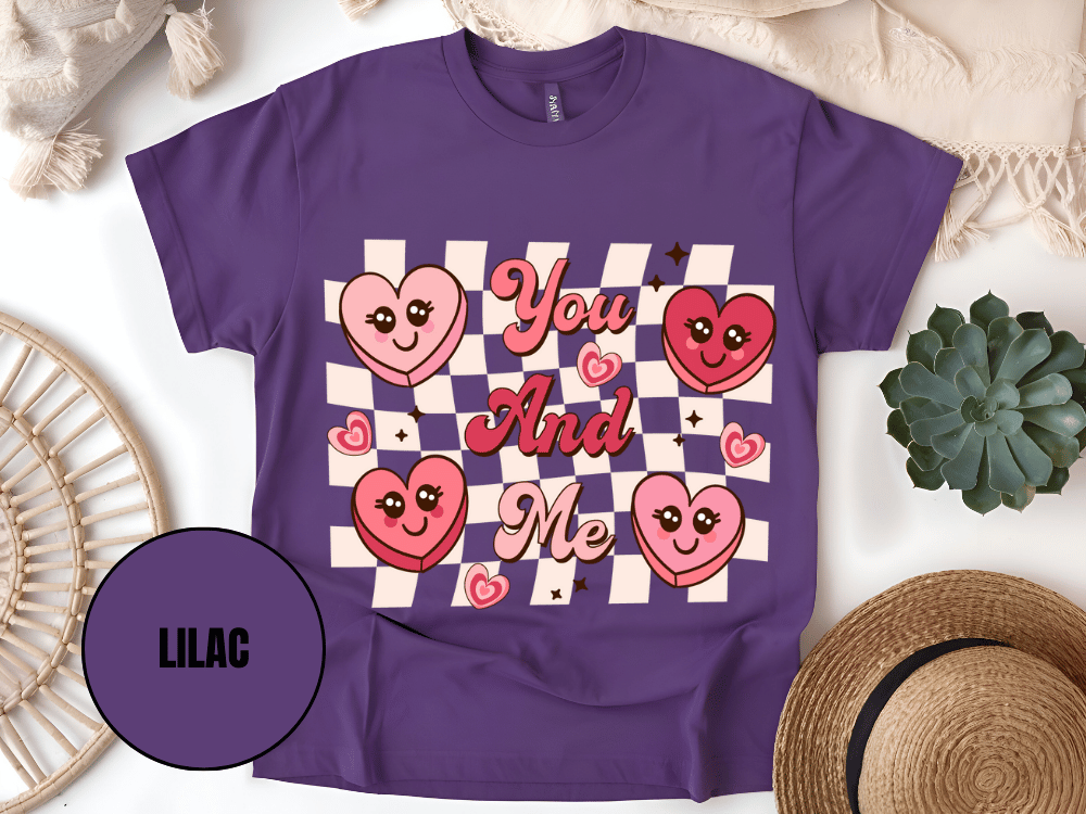 "You And Me, Valentine's Day" T-Shirt, (Gildan 5000) VD050
