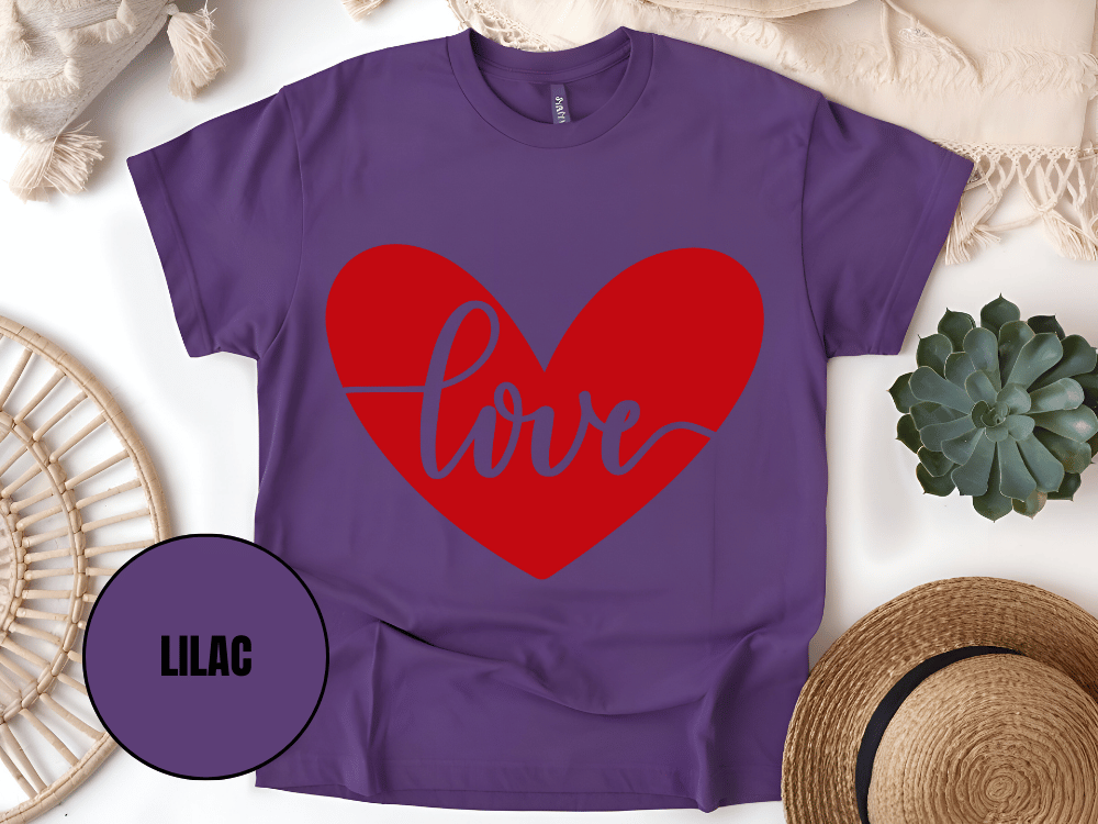 "Love, Valentine's Day" T-Shirt, (Gildan 5000) VD052