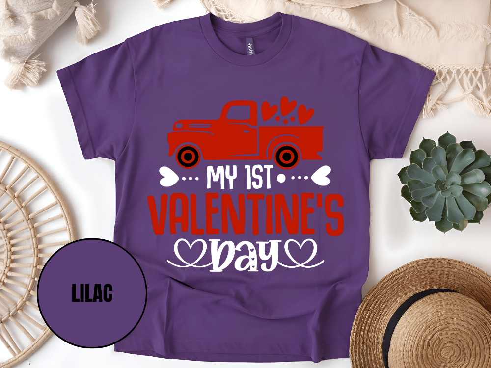 "My First Valentine's day" T-Shirt, (Gildan 5000) VD024